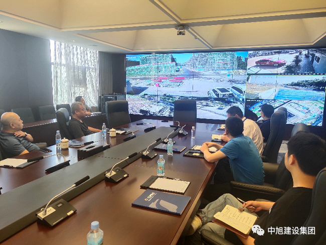 山東淄博潤鑫公司蒞臨中旭考察交流
